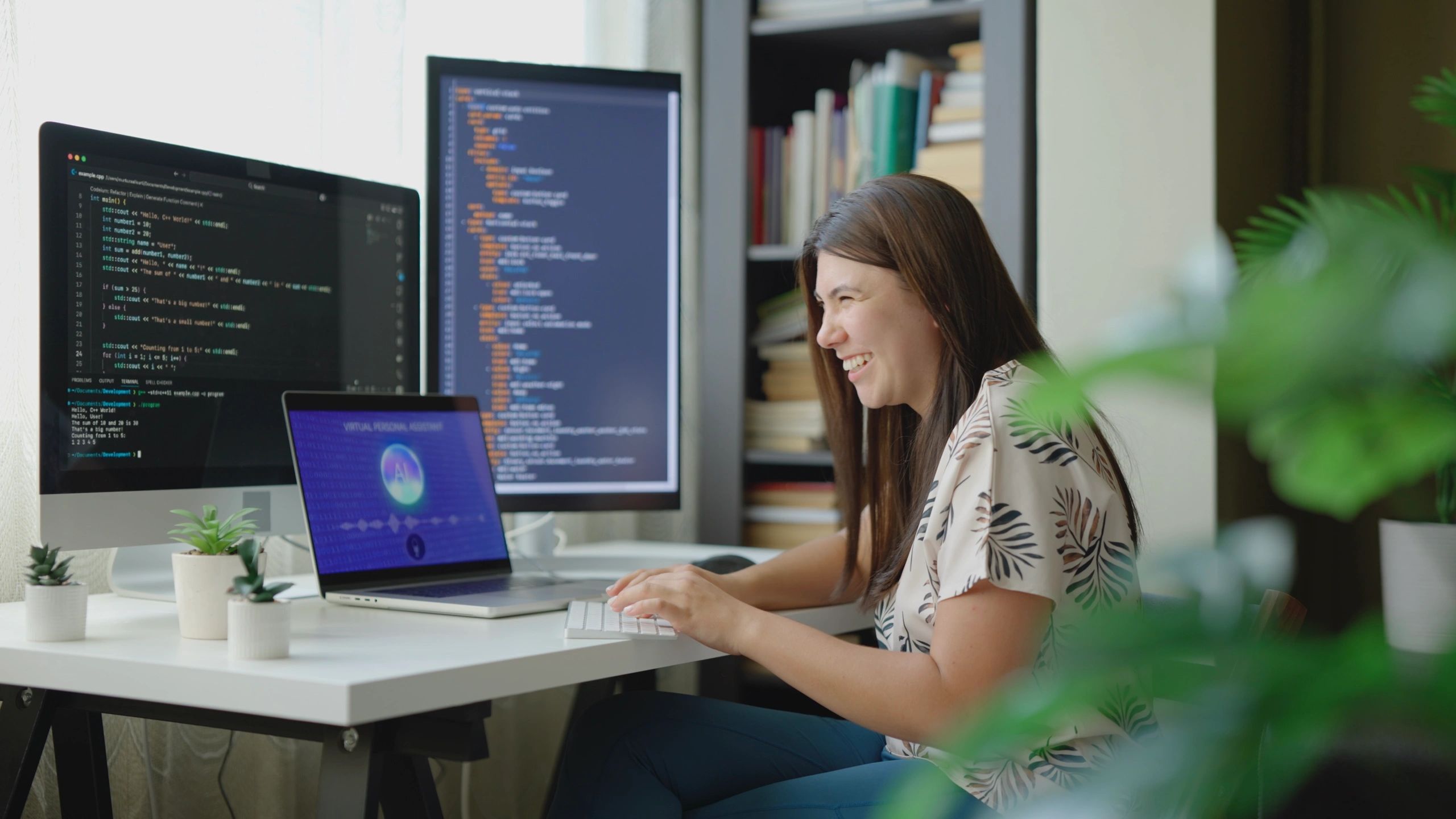 Enterprise software development in progress